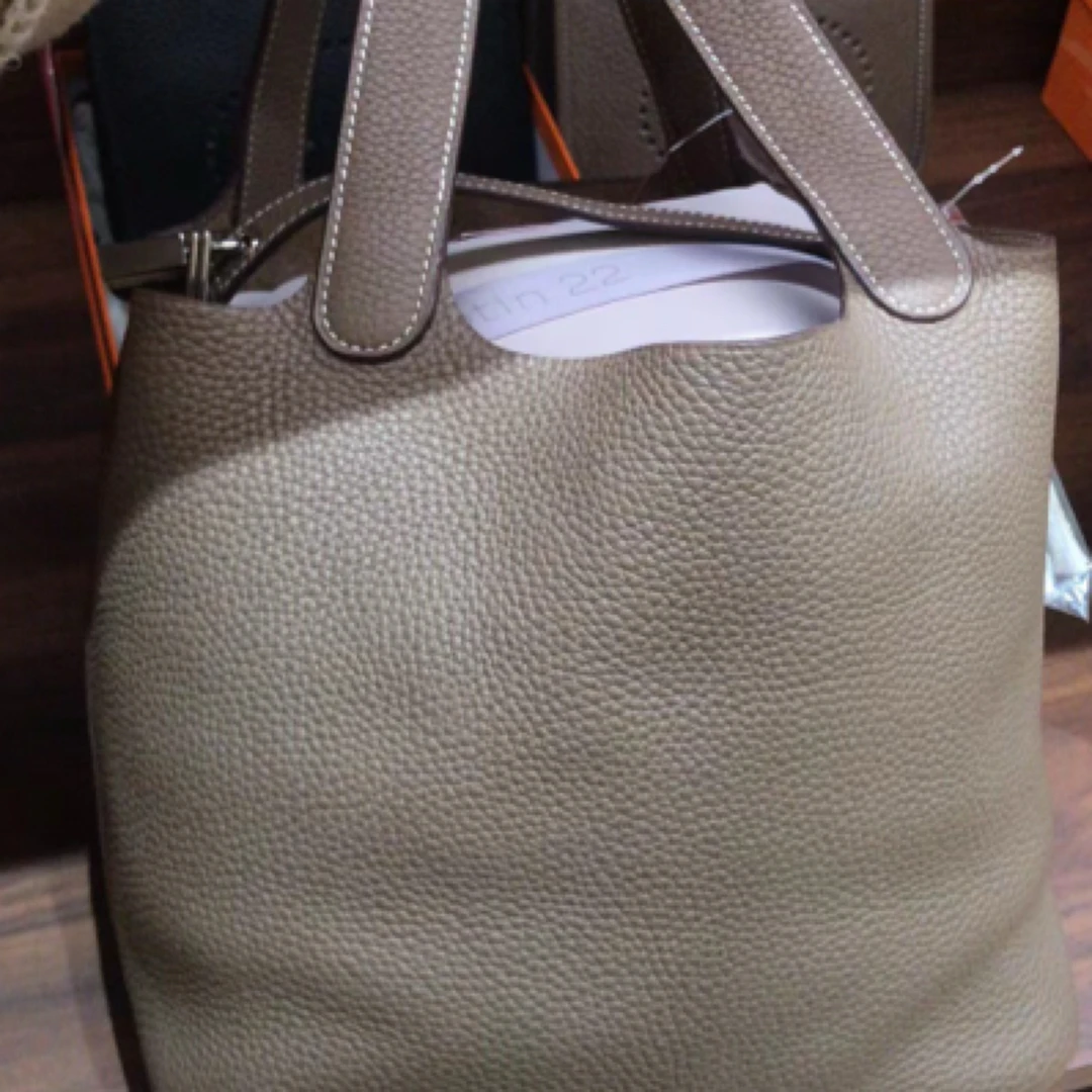 95新 Hermes/爱马仕 【文子姐专属】/D2276/爱马仕菜篮子手提包