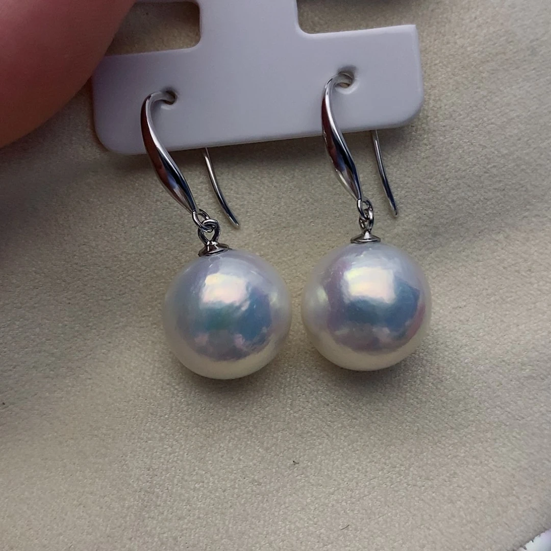【闪购商品】银S925镶嵌淡水珍珠耳饰