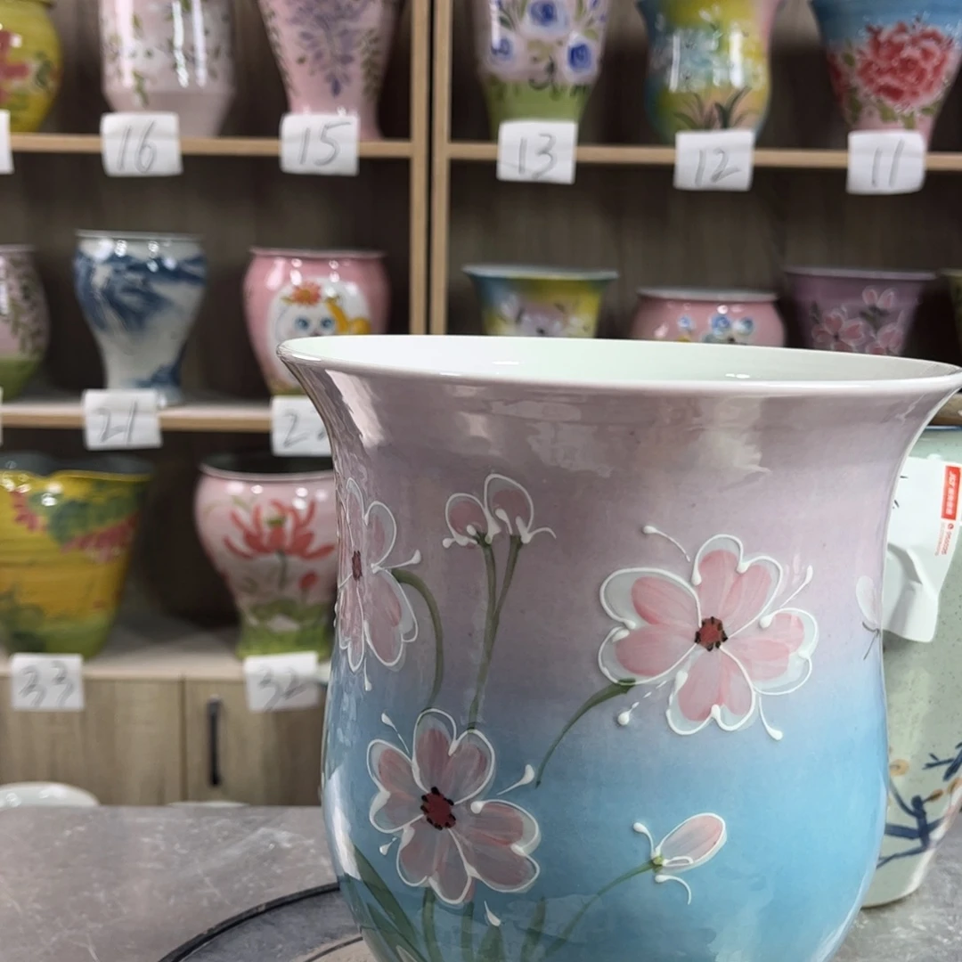 景德镇陶瓷花盆花盆
