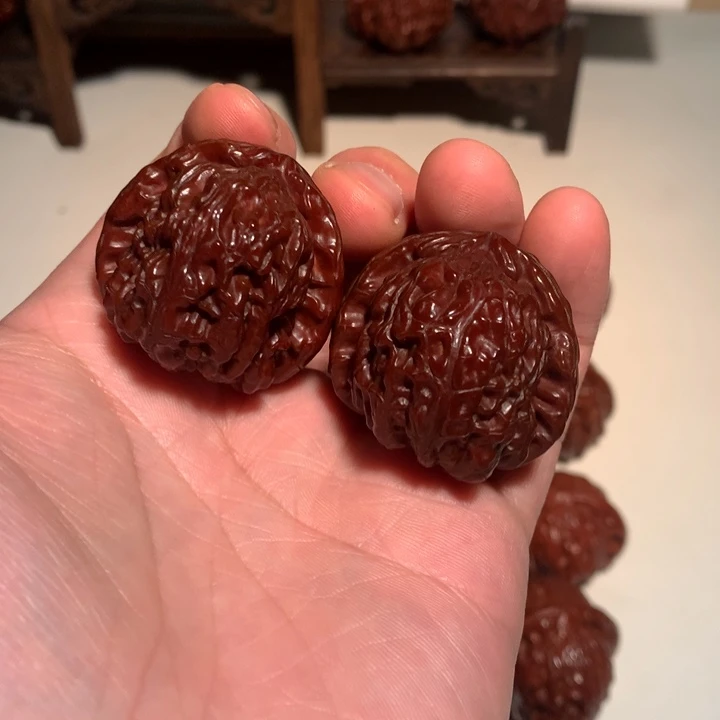 晴***斋吊坠猴头核桃白狮子11WCH#00#