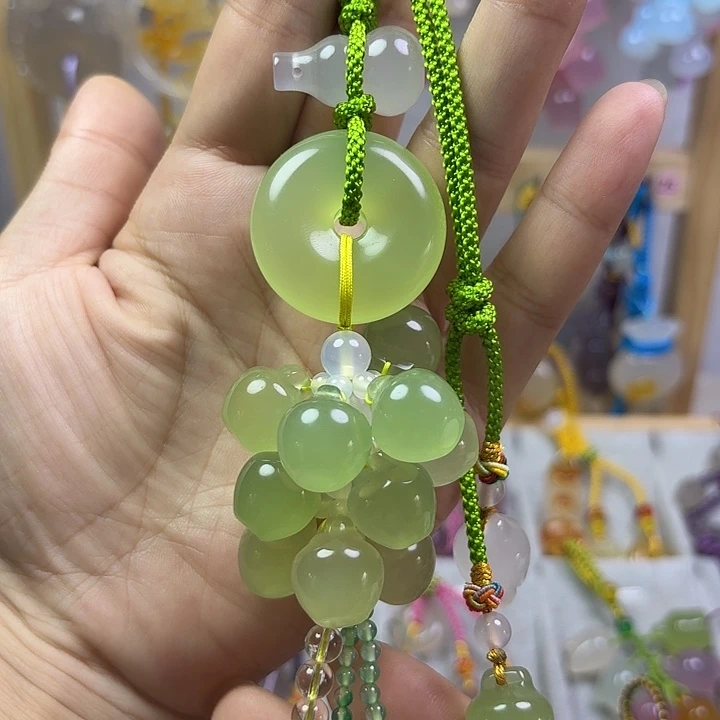 汽车挂福利平安扣晴水绿耐看型百搭系列