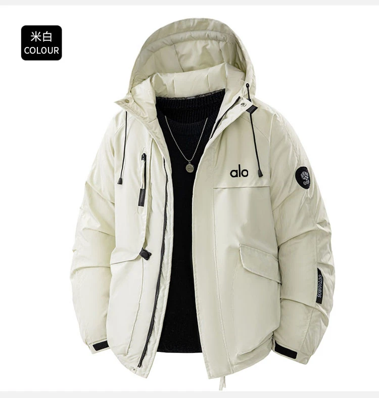 alo软壳冲锋衣户外加绒加厚男女同款连帽百搭春秋季冲锋衣夹克