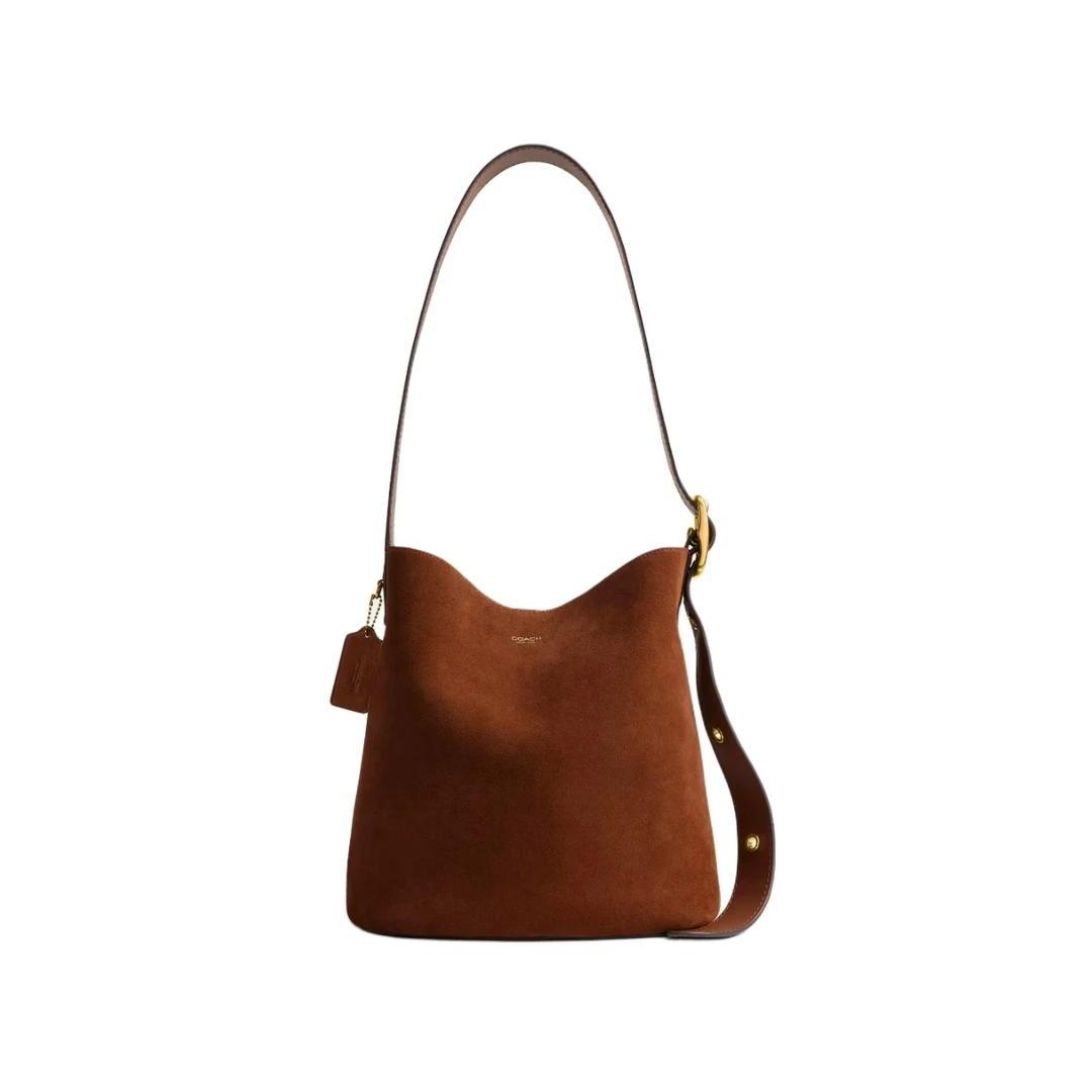 COACH/蔻驰 BLEECKER 21 大号水桶包 单肩包 21*12*21.5