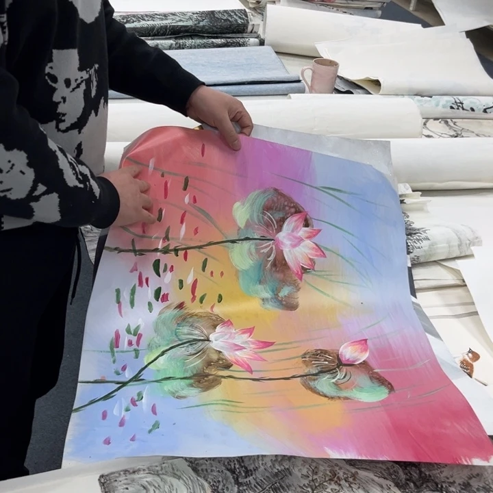 国画绘画手绘作品