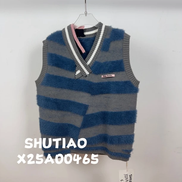 【SHUTIAO】2024秋冬：新款小众设计款背心X25A00465