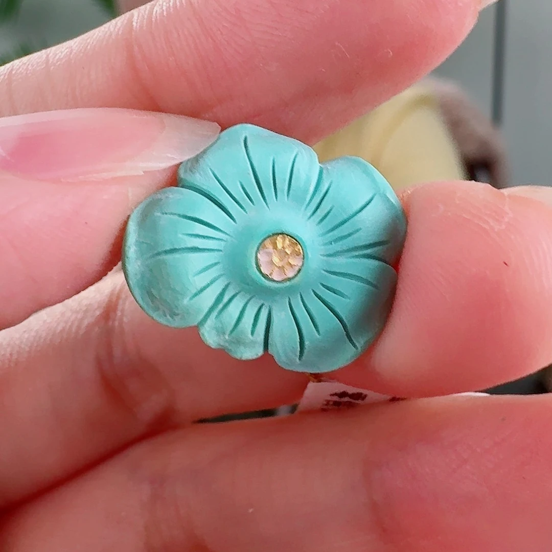 绿松石珠宝奇石未镶嵌