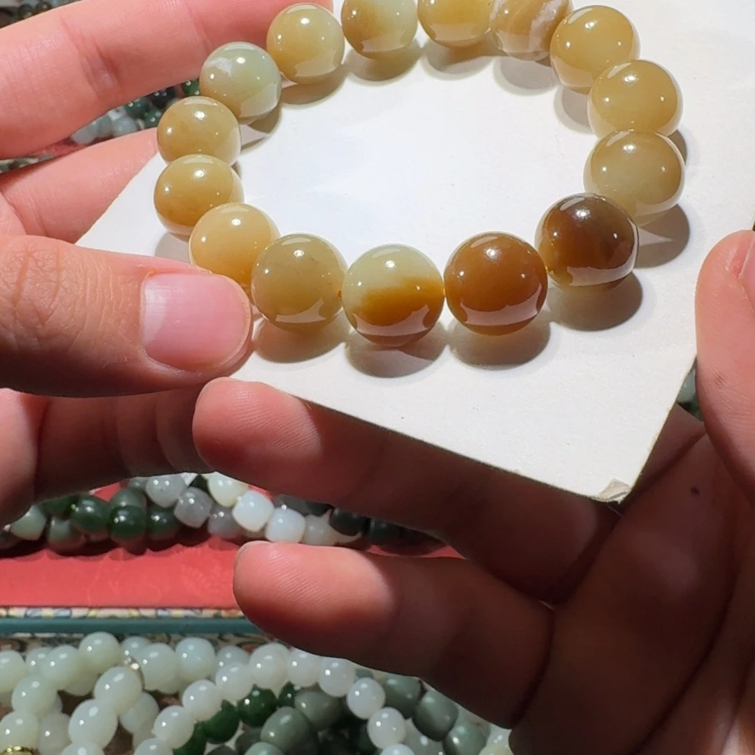 和田玉未镶嵌手链