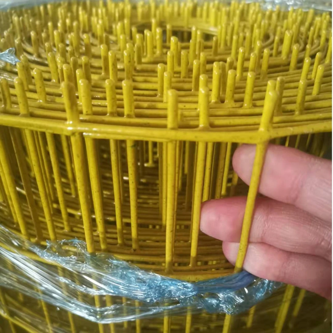 黄色网镀锌铁丝网围栏网绿色养鸡围栏网铁丝网围栏栅栏户外荷兰网