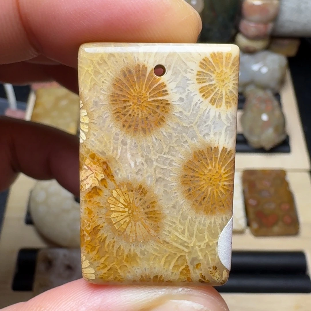 硅化玉未镶嵌纯天然色有机玉石保真色