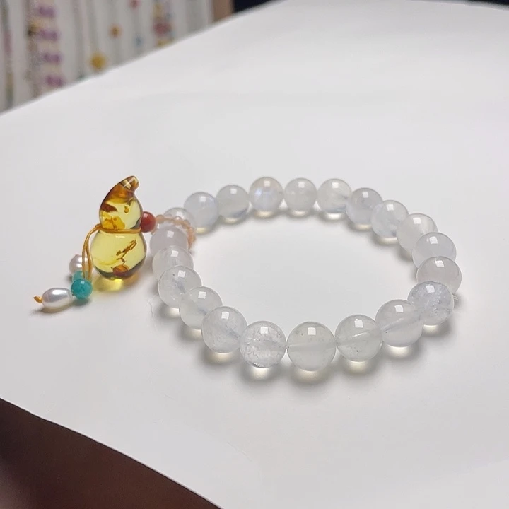 琥珀未镶嵌裸石手串