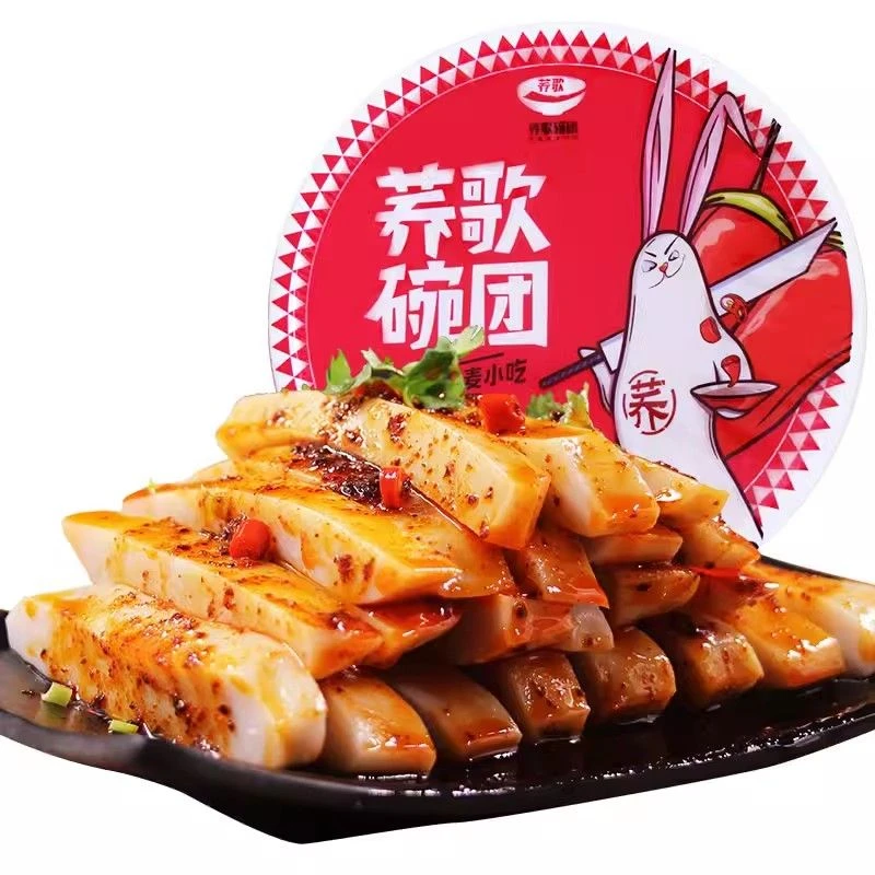 荞歌碗托山西特产柳林碗团荞面小吃开袋即食低脂速食粗粮碗秃灌肠