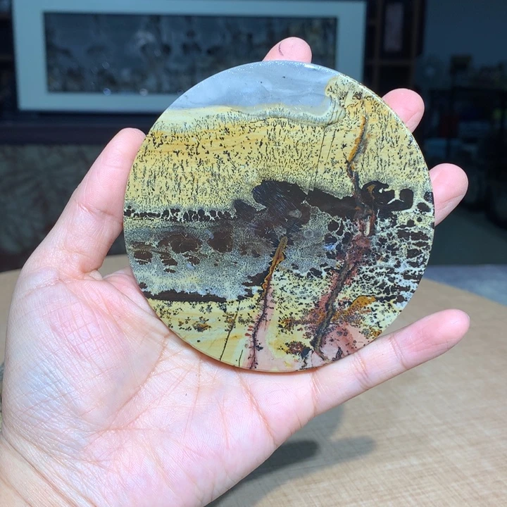 广西国画石摆件，观赏收藏