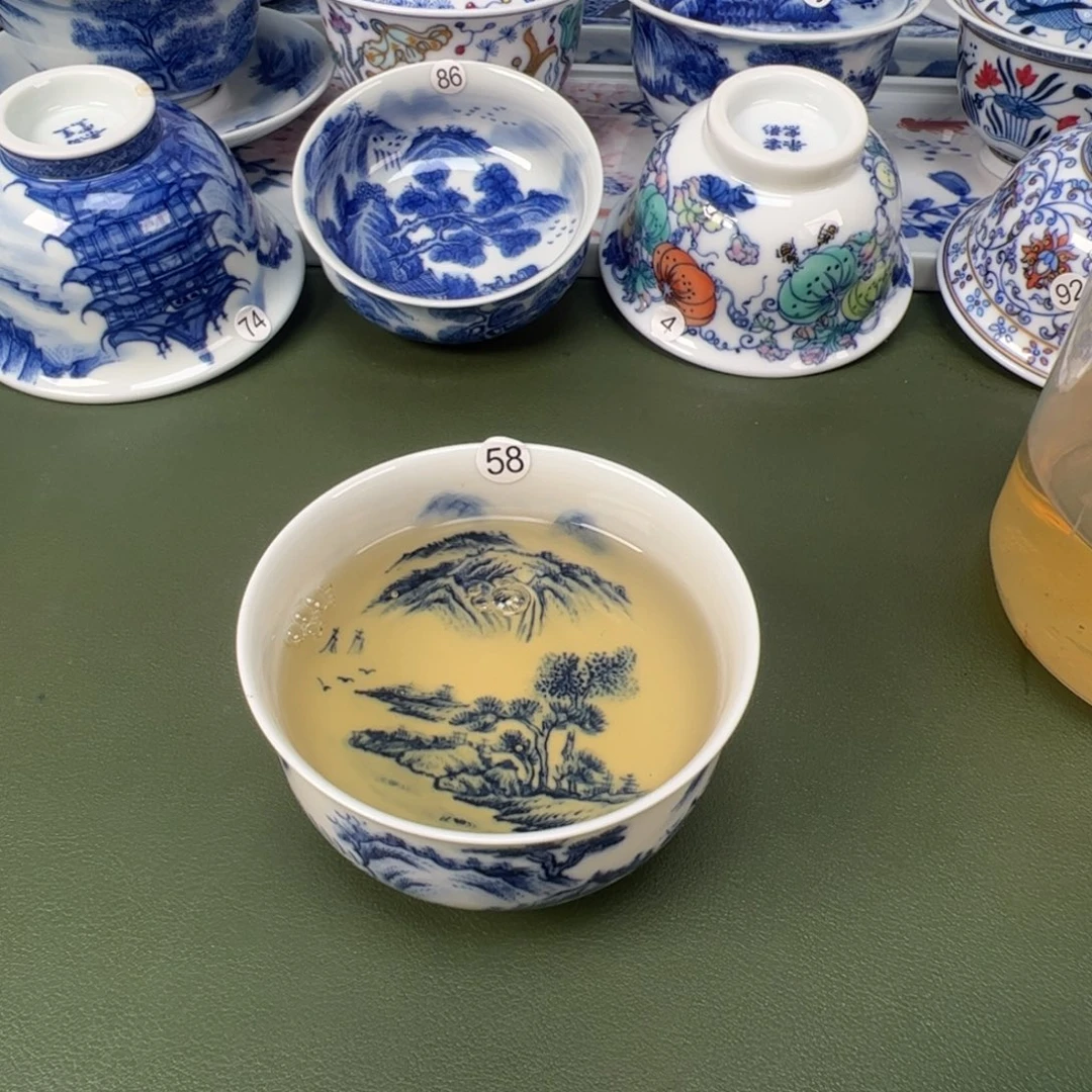 景德镇纯手工纯手绘茶具木木58