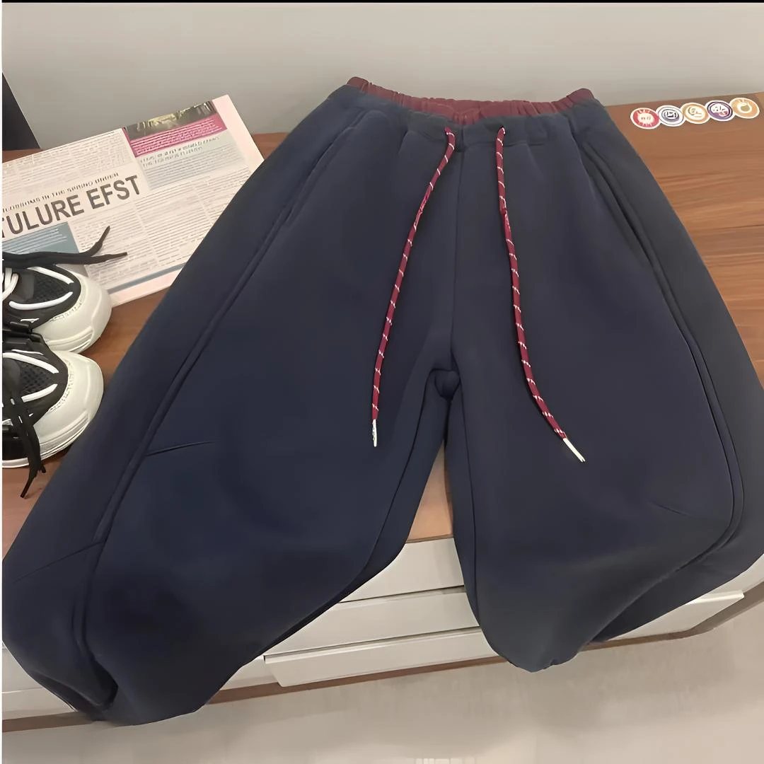 F00069男童2025春秋新款休闲运动风时尚秋季长裤字松紧腰弹力裤子