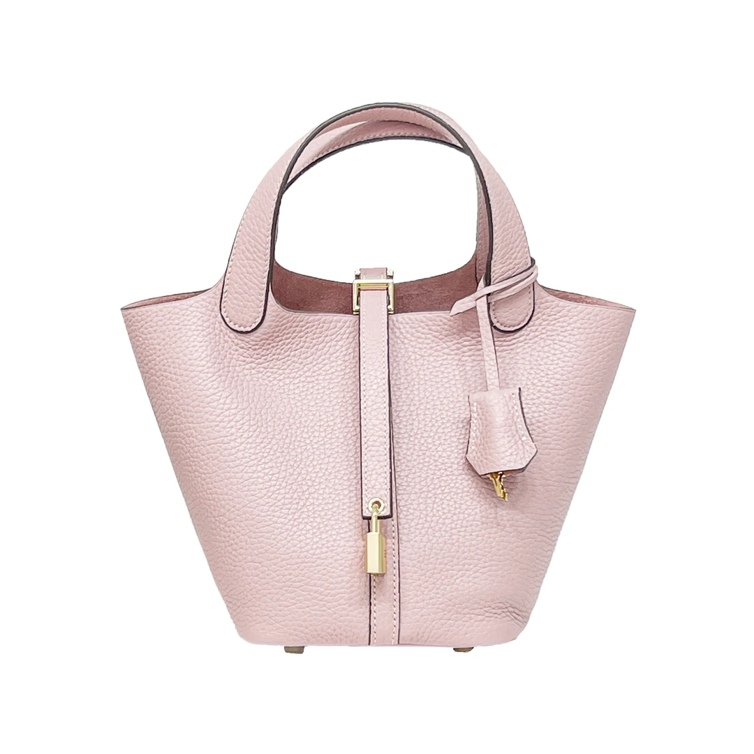 【亚楠本楠】头层牛皮TG皮超大容量真皮手提包包8012