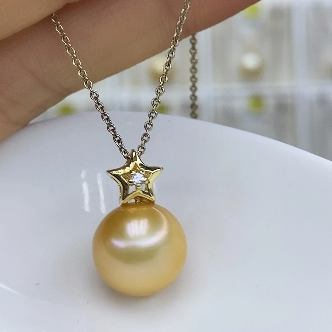 淡水珍珠吊坠(赠链)合金