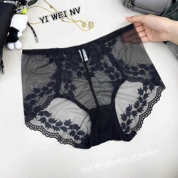 新品高货【伊微女内裤】春夏清凉蕾丝女韩版少女舒适透气大码性感