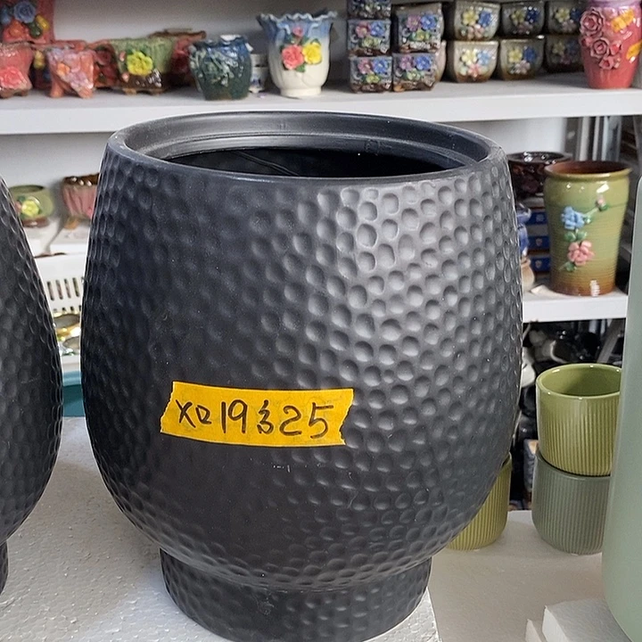 摆件陶盆有孔 微瑕介意勿拍