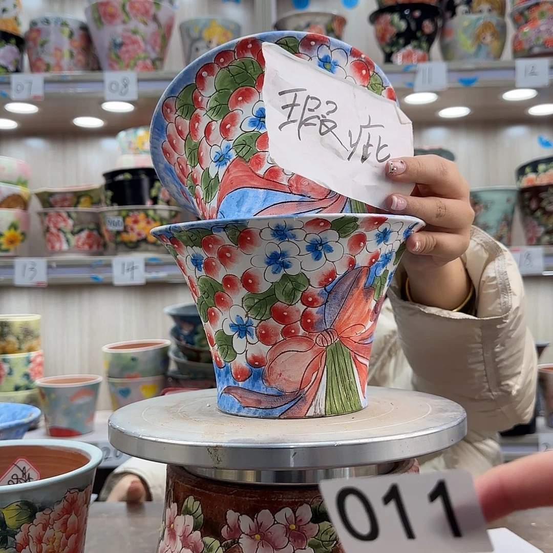 紫砂花盆瑕疵瑕疵011