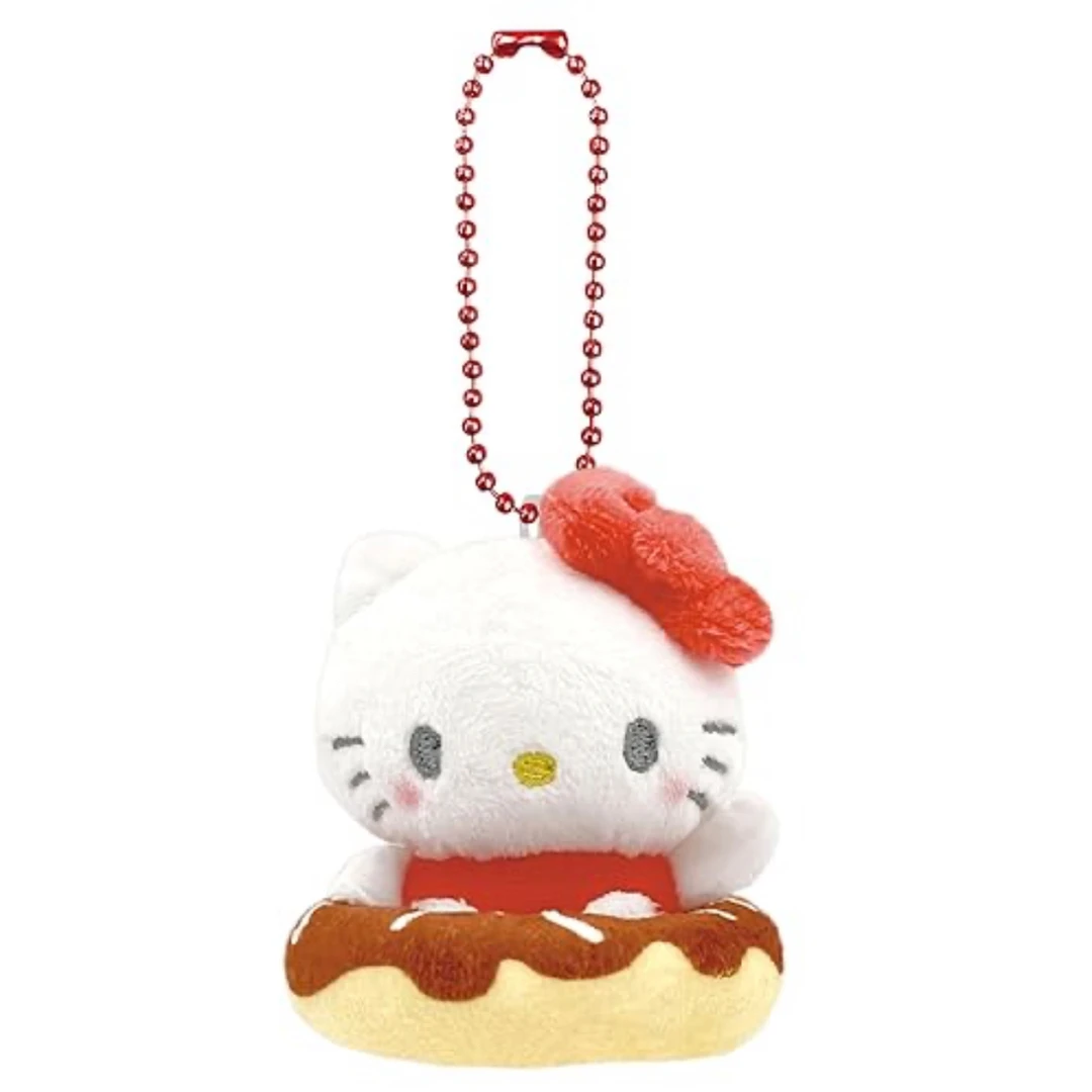 【日版正品】三丽鸥hello Kitty甜甜圈毛绒挂件
