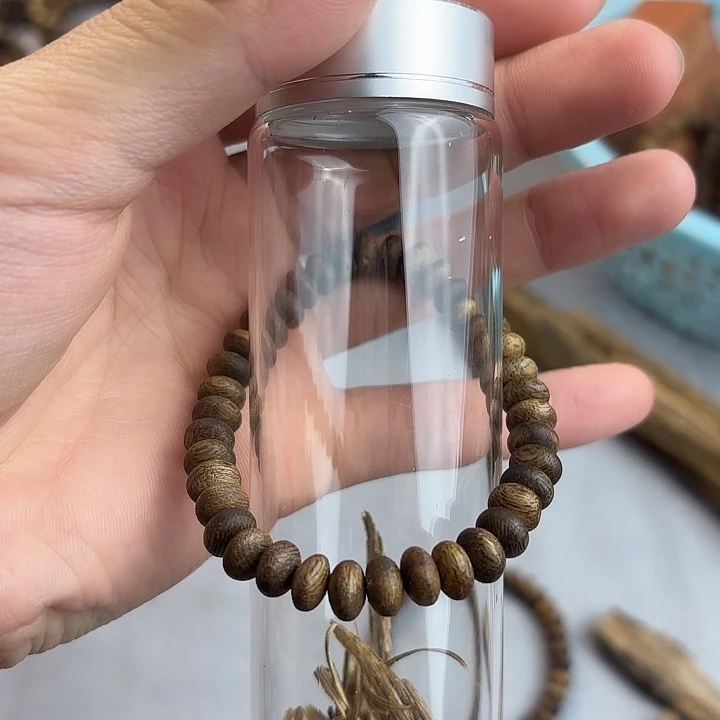 沉香碎屑沉香奇楠沉香算盘珠单圈多样性发一