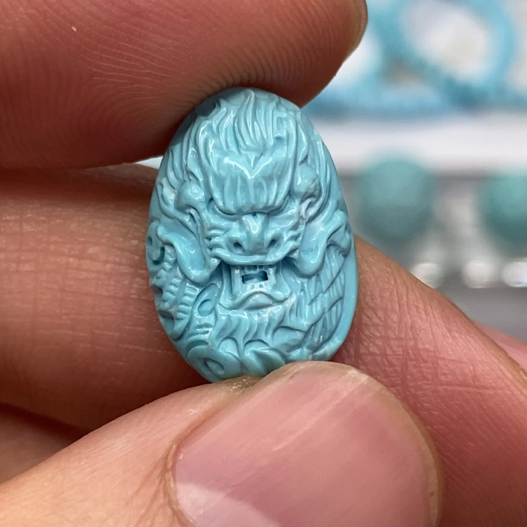 绿松石未镶嵌原矿绿松石配饰