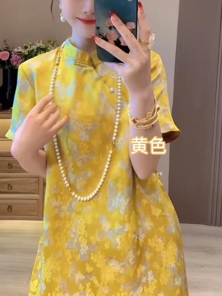 新中式女装改良旗袍衬衫上衣中国风高级感气质国风甜美风女装