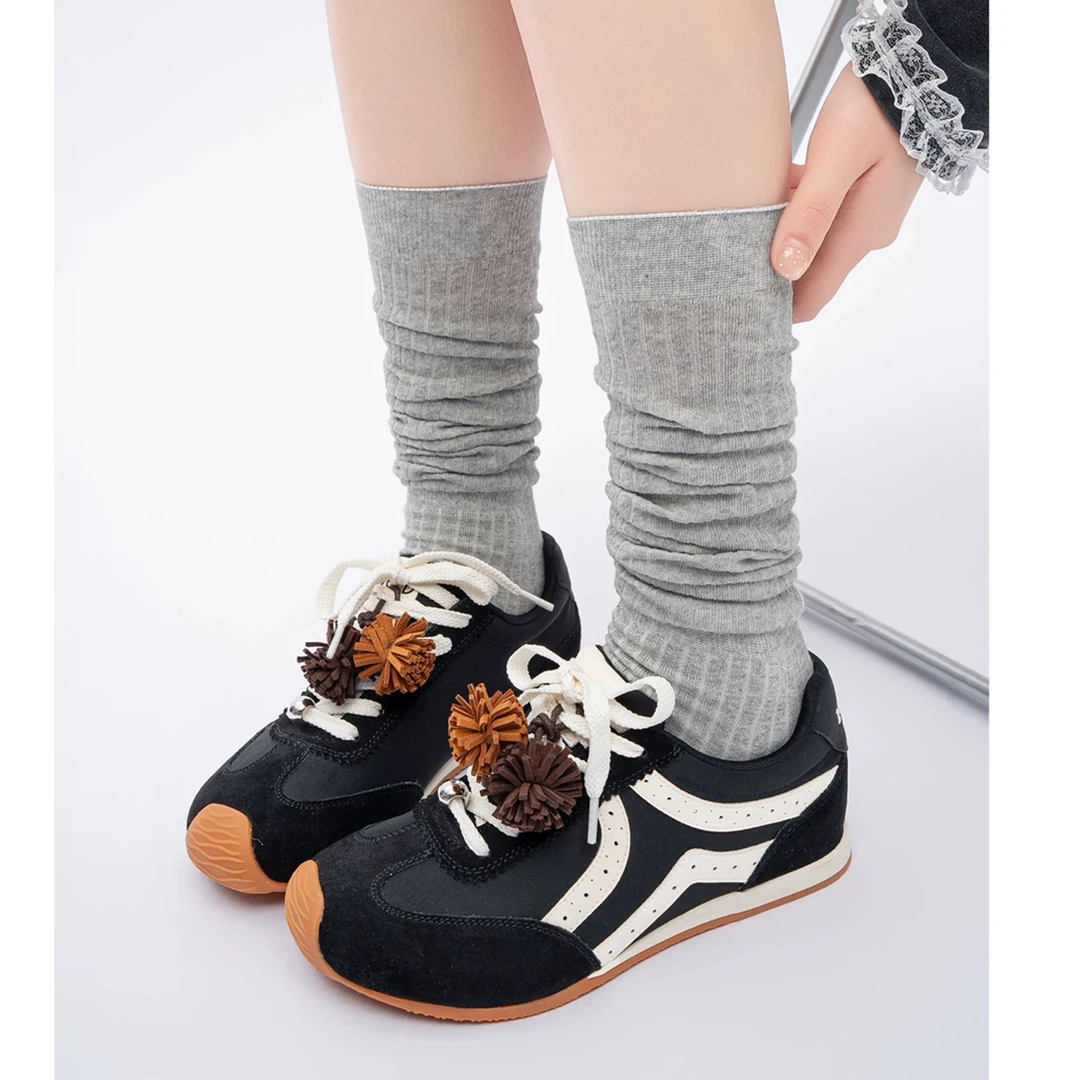 内增高阿甘鞋女2025年款春秋休闲百搭复古休闲德训鞋女（孤2）