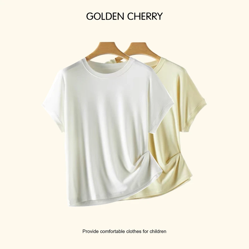【Golden cherry】亲子洋气百搭T恤M66306