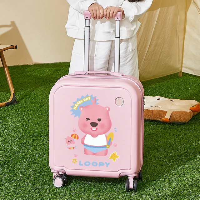 卡通行李箱女18寸小型登机密码箱学生可爱旅行箱拉杆箱二次元20寸