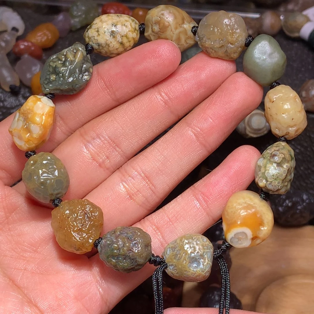 未镶嵌玛瑙/玉髓珠宝半成品