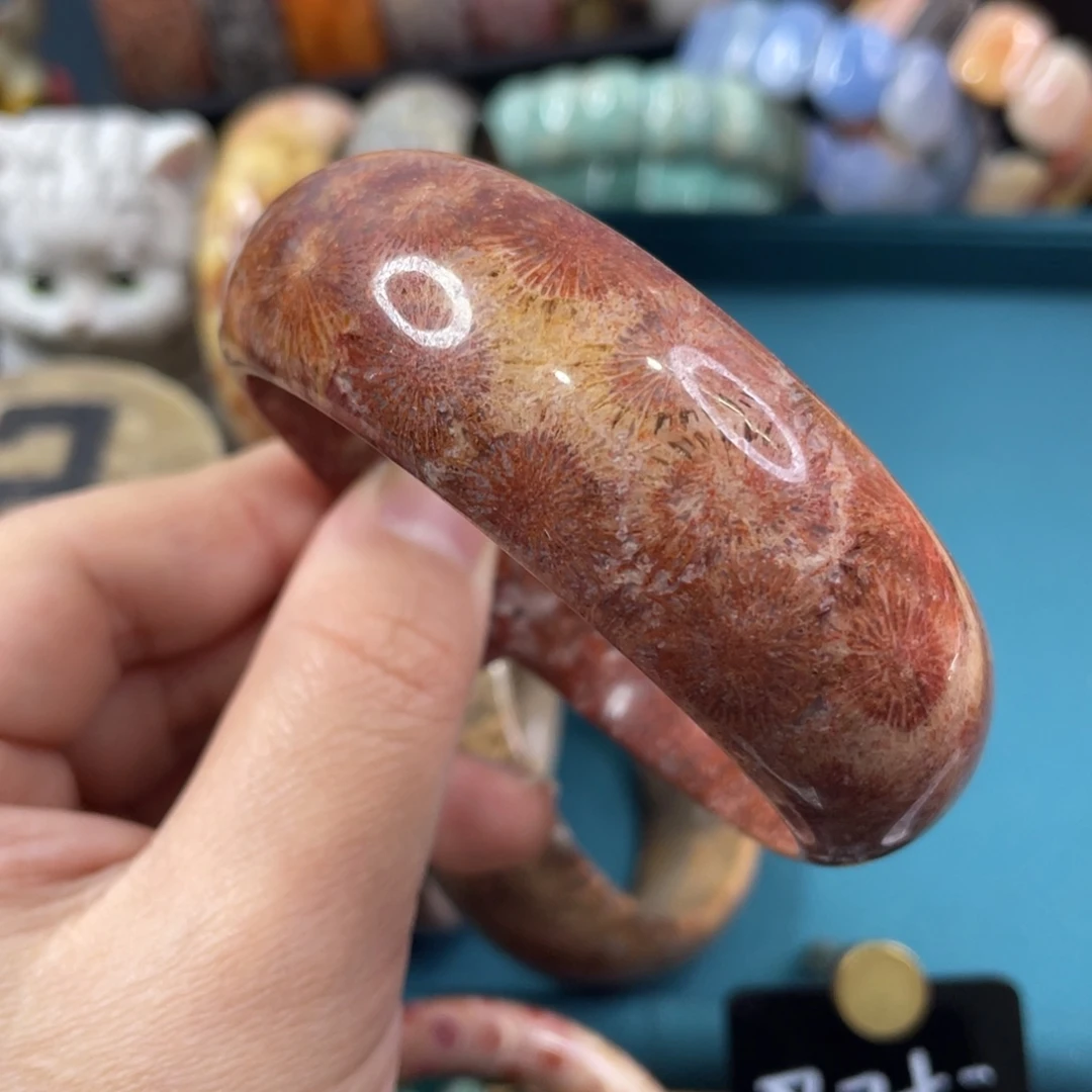 未镶嵌手镯硅化玉
