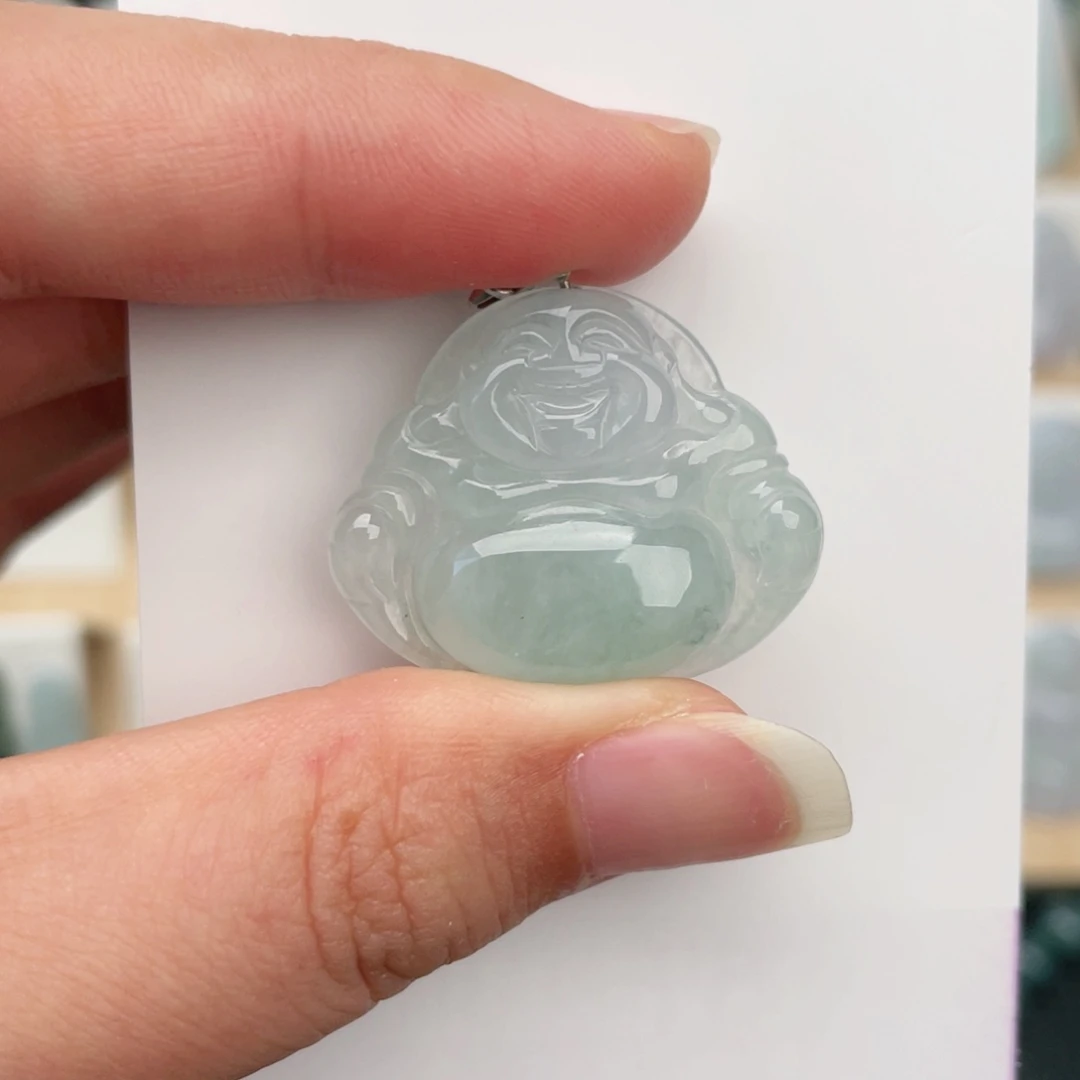 颈饰未镶嵌翡翠佛公