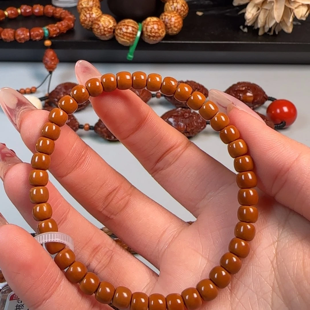 橄榄核手串/手链富**景尺寸0.56直切核尖手串