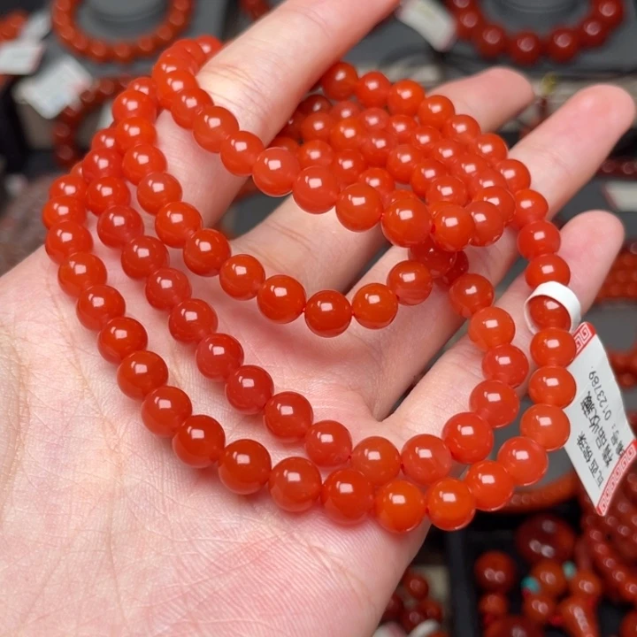 未镶嵌手链南红玛瑙