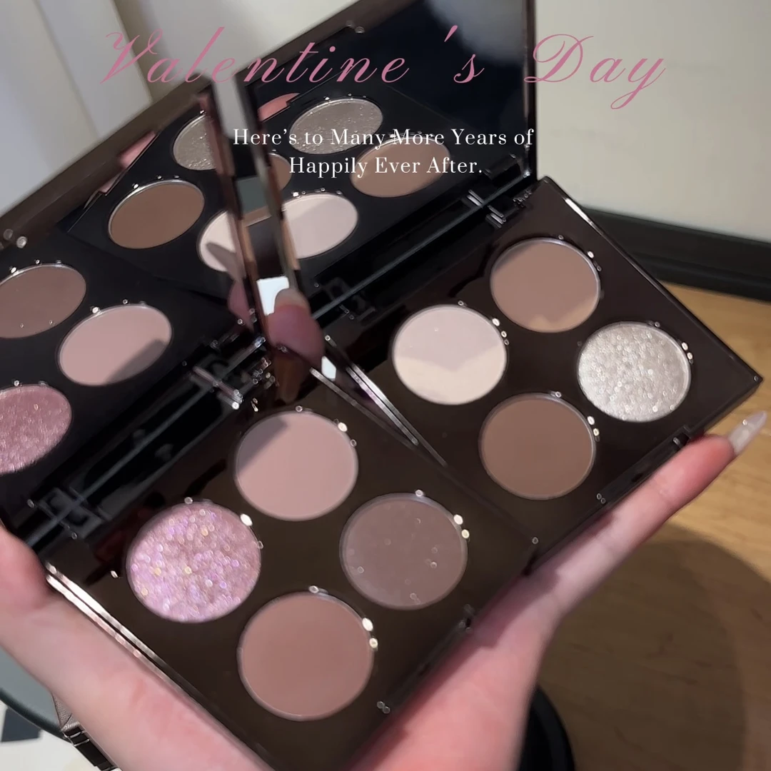 新款魔法色彩四色眼影大地色防水哑光珠光平价学生党ins小众