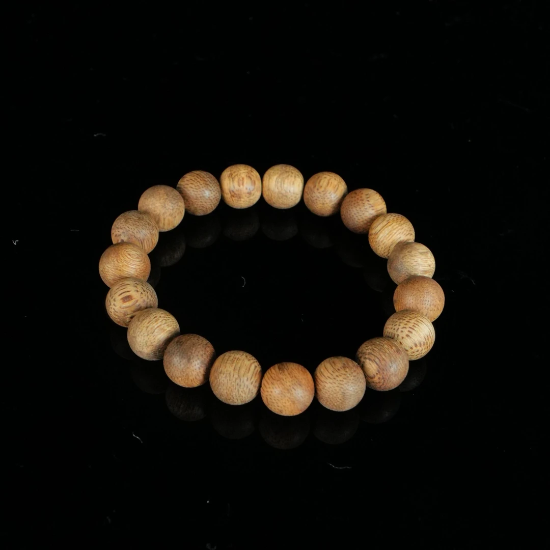 B3057 马泥涝熟结虎斑纹沉香手串 1.06cm 8.3g