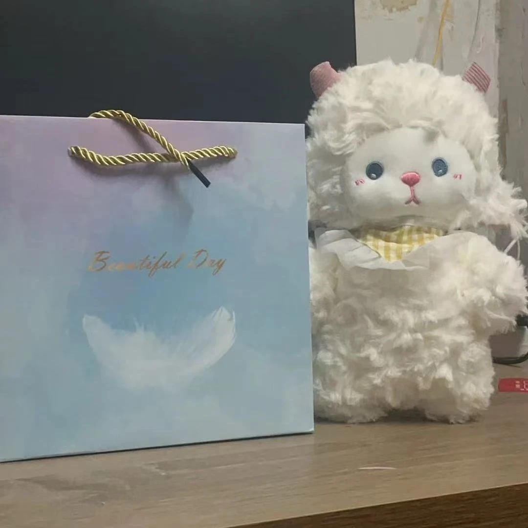 可爱云朵造型小羊布娃娃睡觉陪伴玩偶女生生日礼物