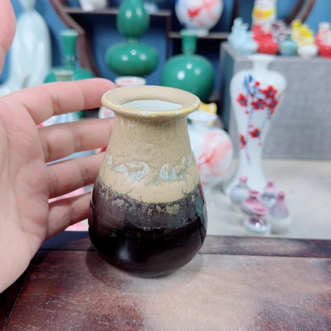 陶瓷手工小花器摆件