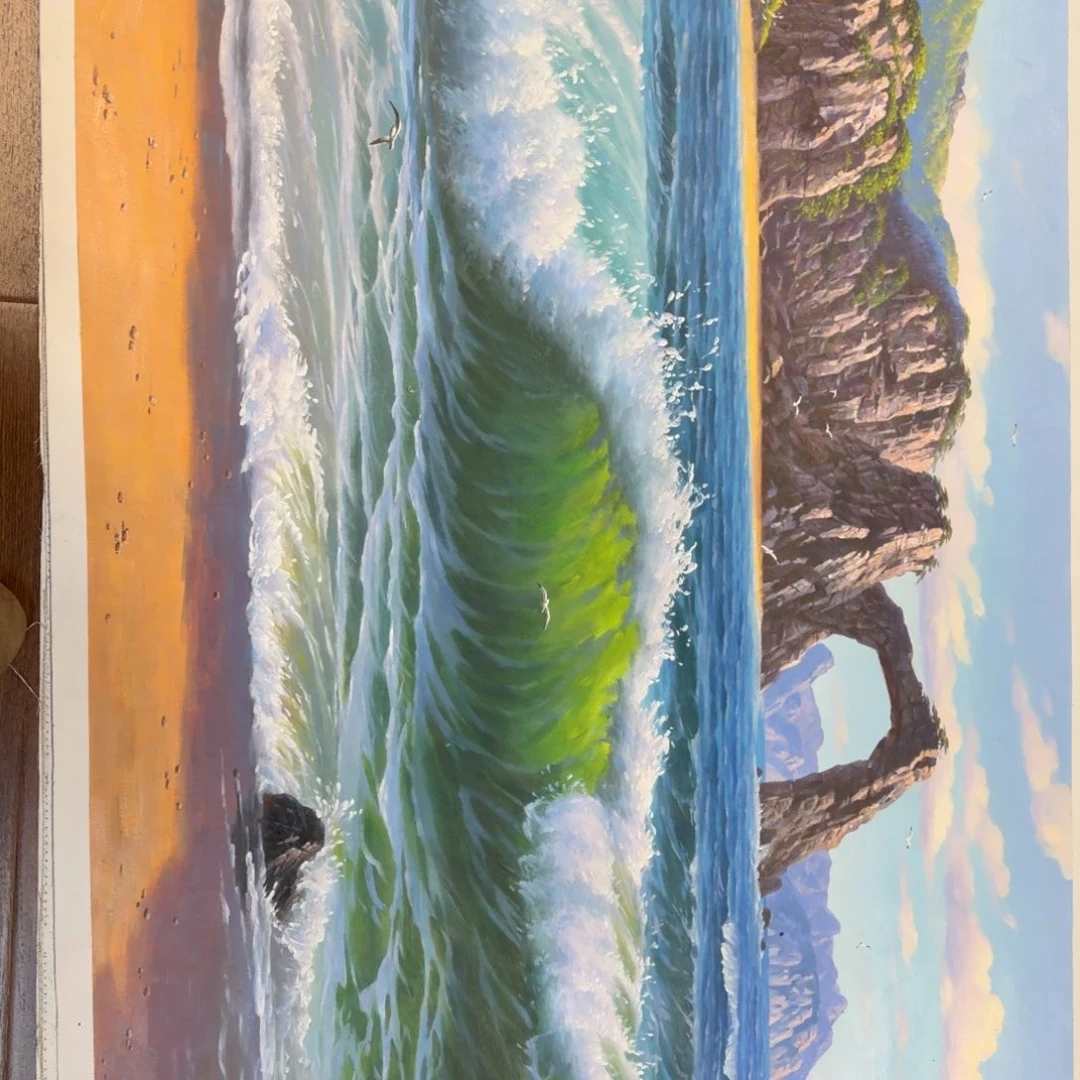 油画在哪呢我想问一下