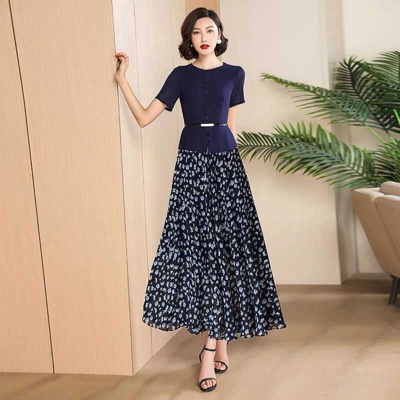 （关注送运费险）2025夏季新款高级感通勤法式气质连衣裙H1278