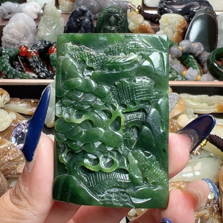 颈饰未镶嵌和田玉