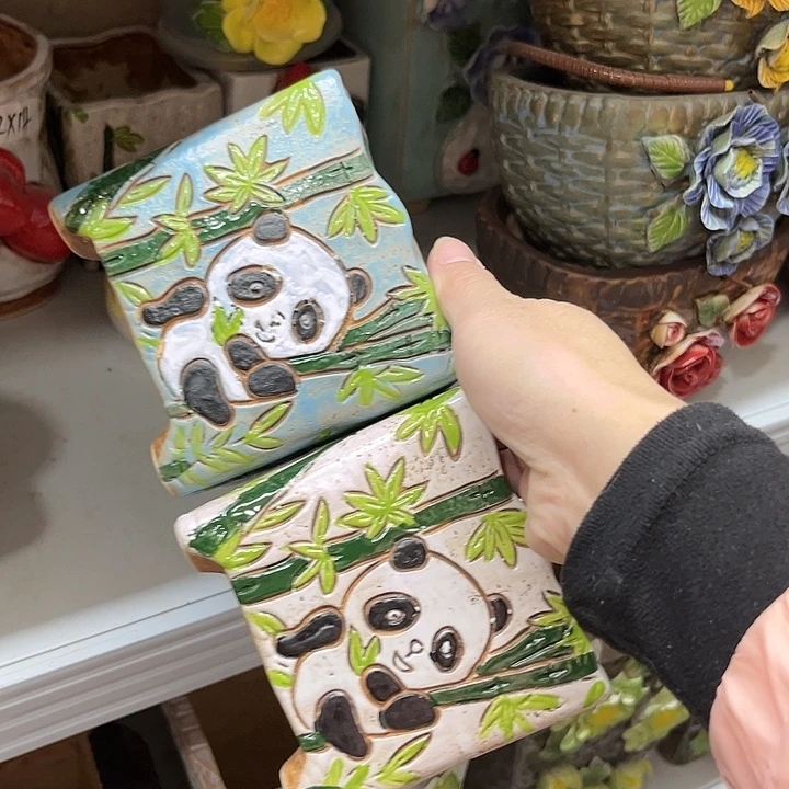粗陶材质多肉花盆
