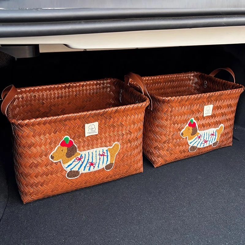 车载后备箱折叠收纳箱女士实用整理多功能收纳神器车载储物盒置物