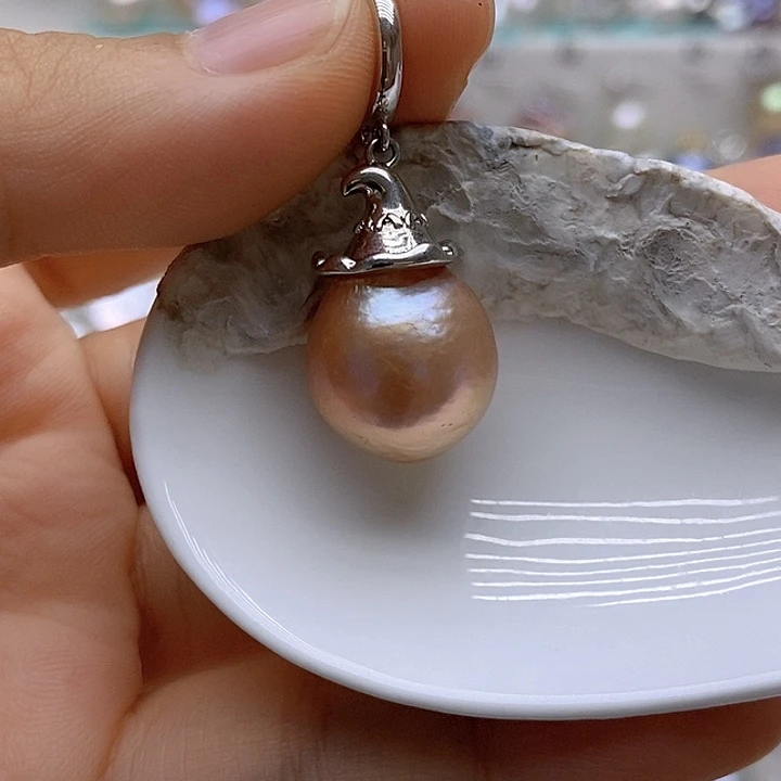 淡水珍珠未镶嵌吊坠(不含链)