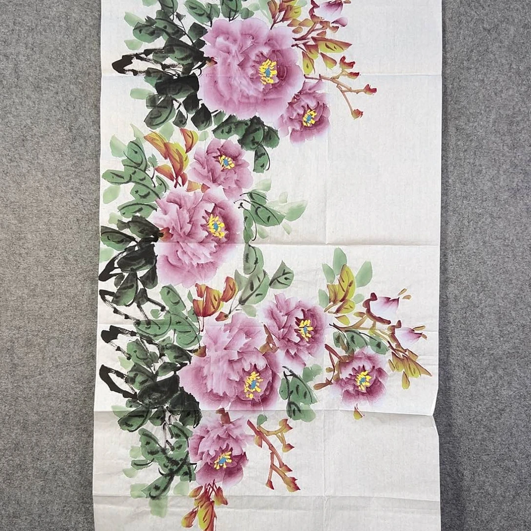 国画025 牡丹花等经济植物和花卉资源