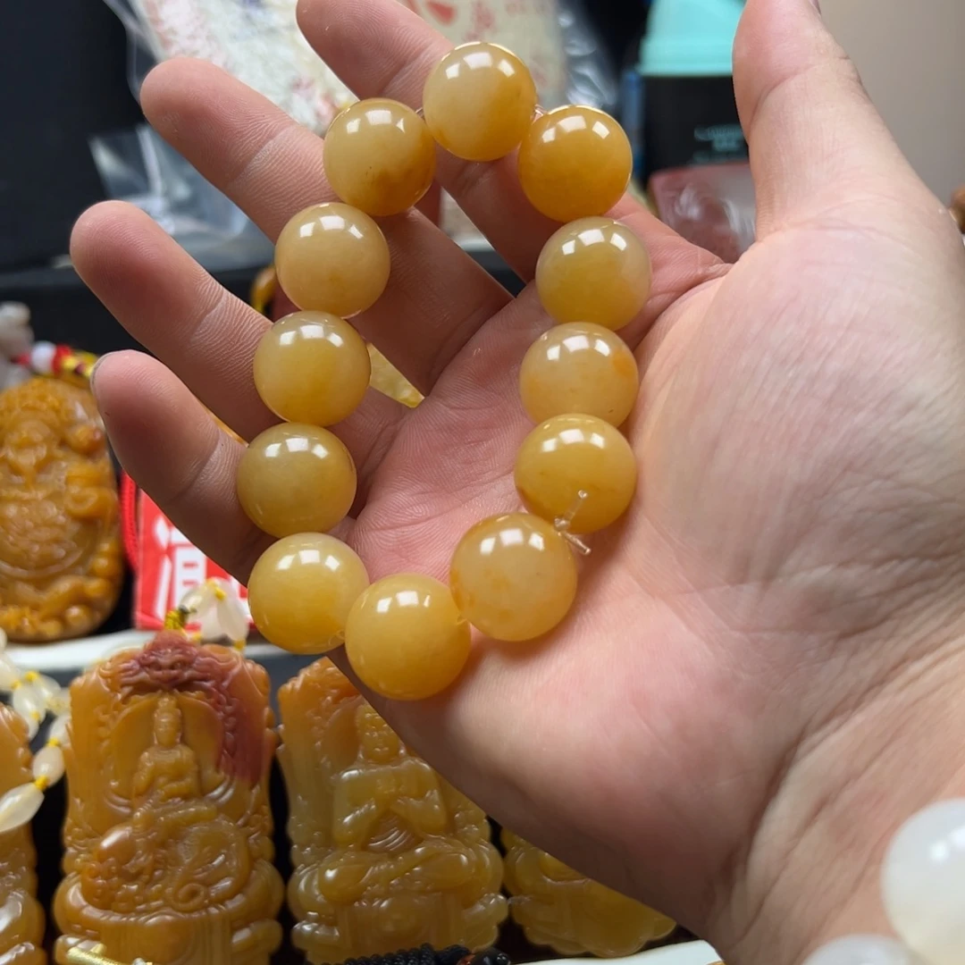 石英质玉（黄龙玉）未镶嵌hly