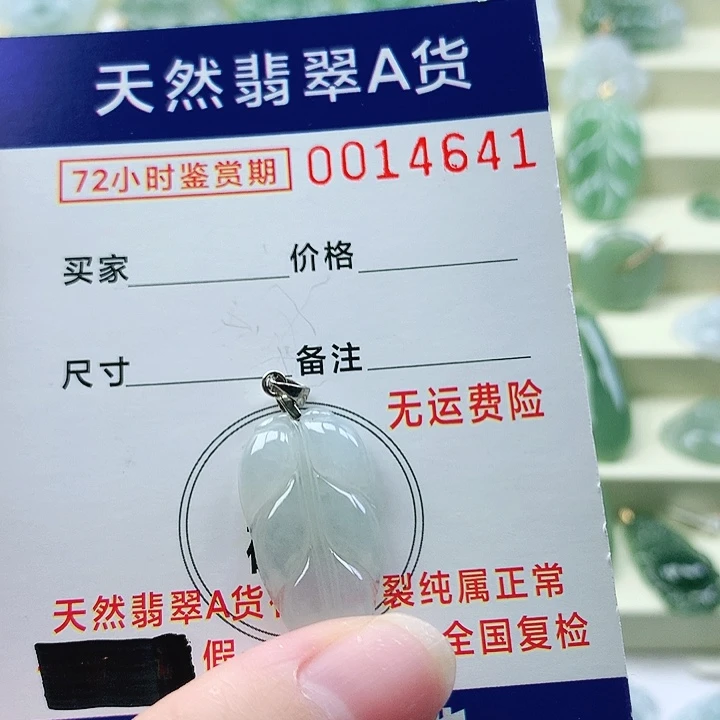 颈饰未镶嵌翡翠吊