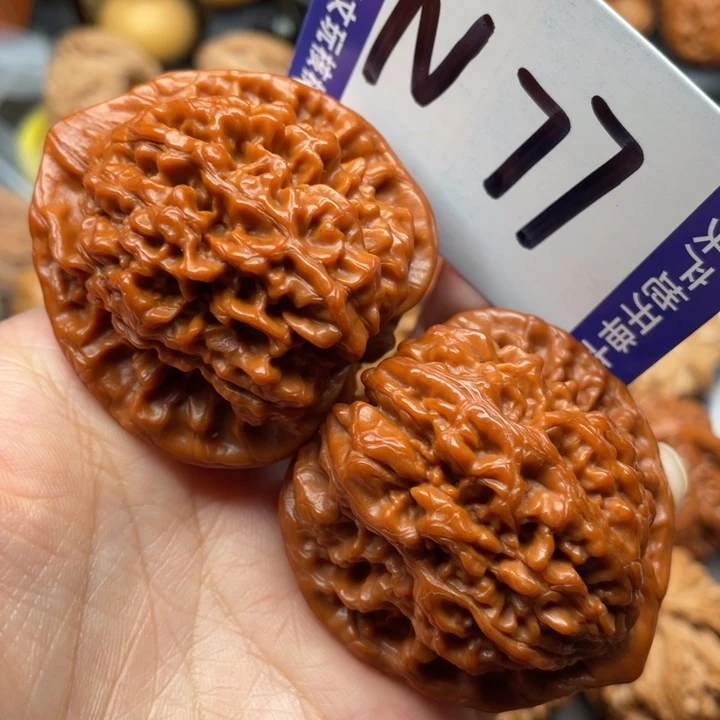 把件文玩核桃官帽47尺