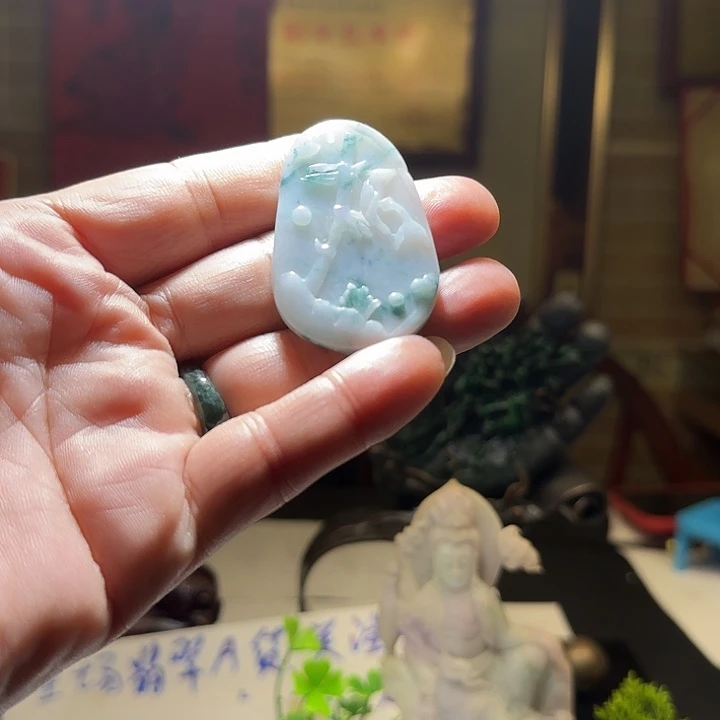 翡翠未镶嵌颈饰8989898989898989
